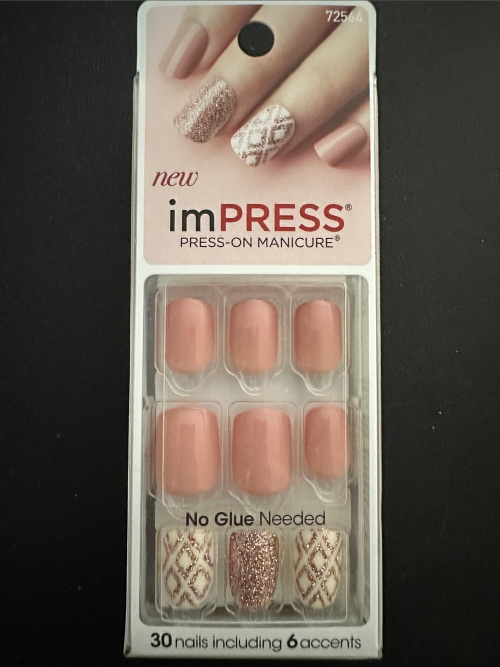 imPRESS Blush Pink & Rose Gold Accent Press-On Nails